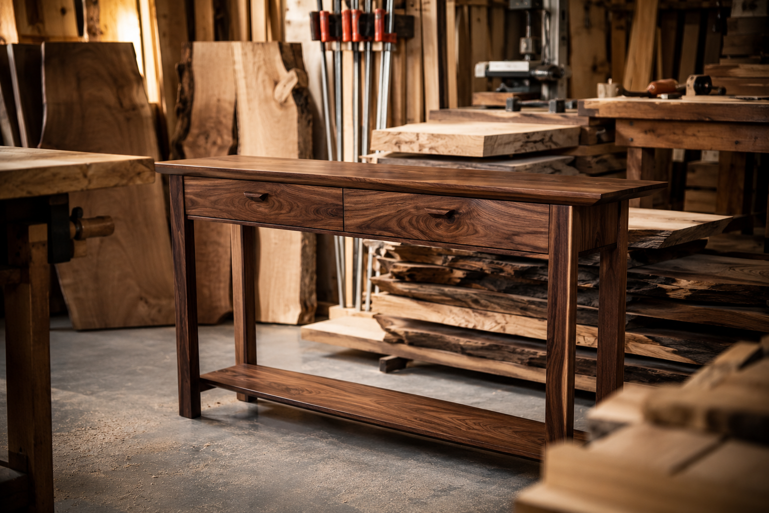 Custom Console Table Commission – Deposit